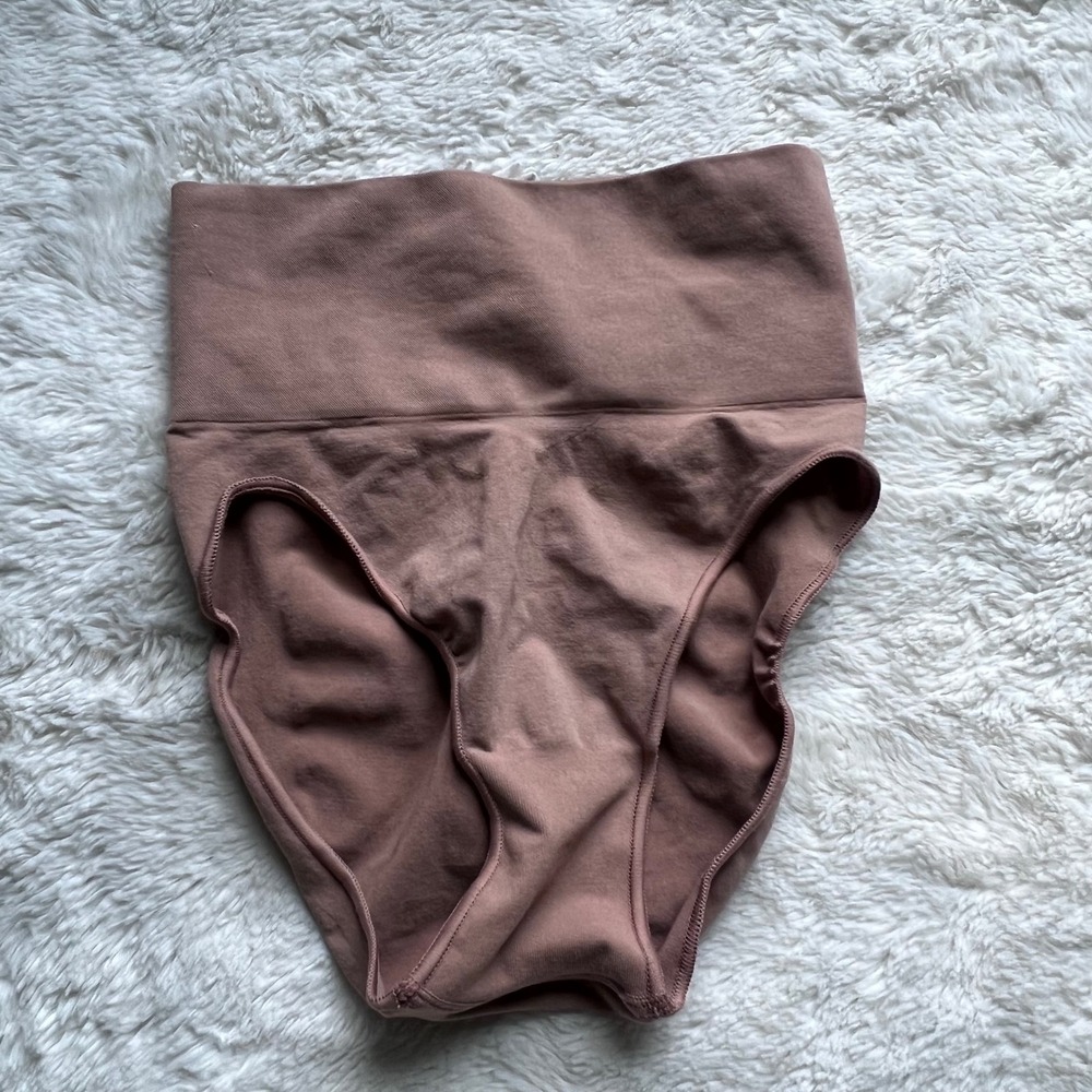 SKIMS Sculpting Mid Thigh Super High Waisted Briefs Sienna Brown SH-MTB-0108 S/M